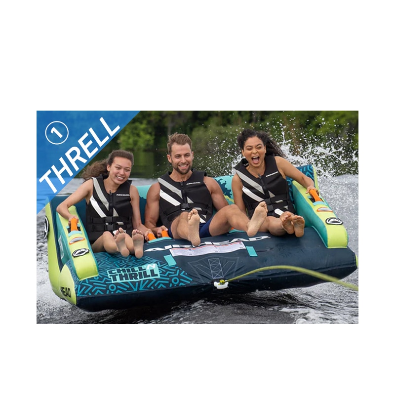 AIRHEAD エアヘッド Chill 'N Thrill チル&スリル 3人乗り / トーイングチューブ ドリンクホルダー付