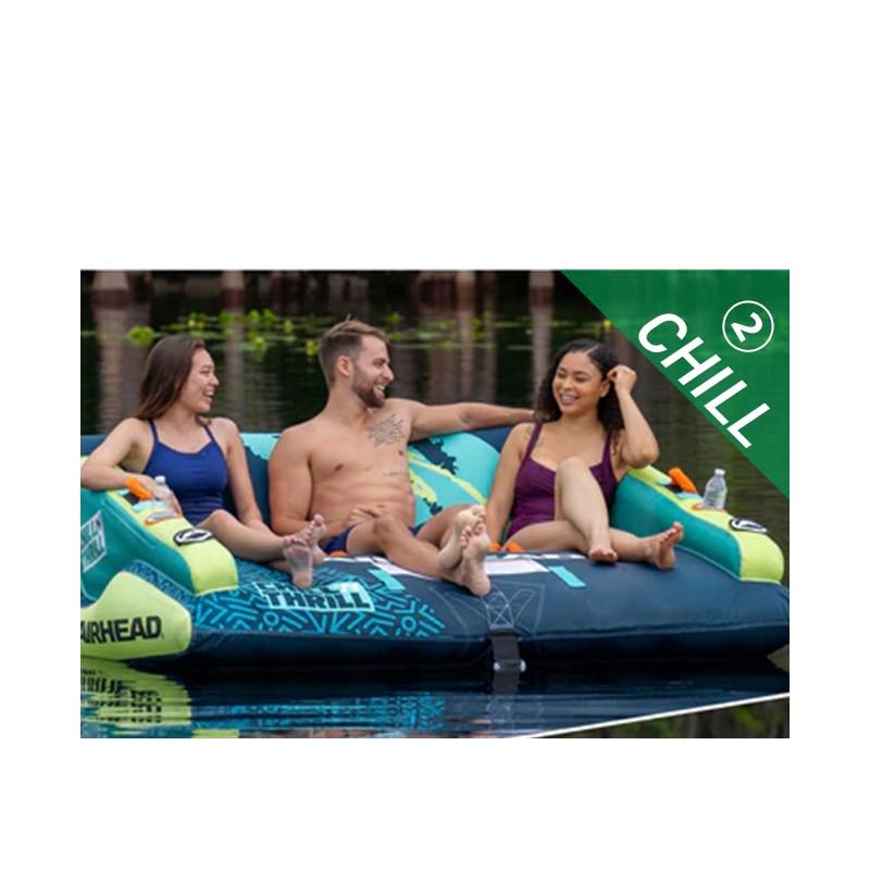 AIRHEAD エアヘッド Chill 'N Thrill チル&スリル 3人乗り / トーイングチューブ ドリンクホルダー付
