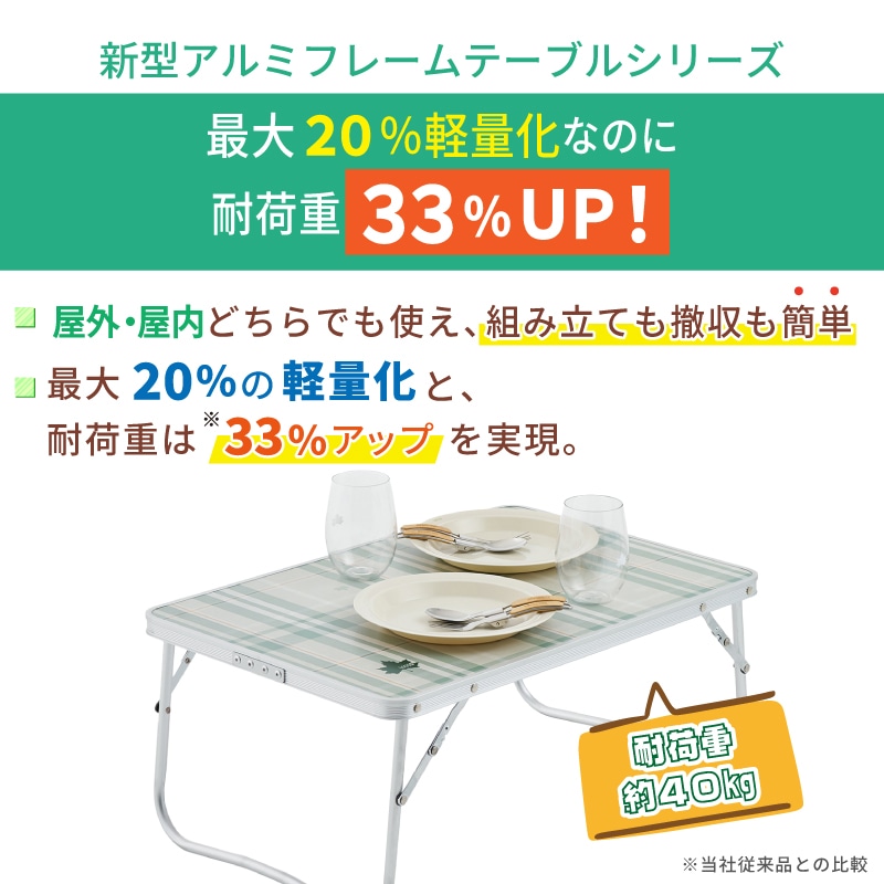 LOGOS ロゴス ソリッド ローテーブル 6040 / 73521000 アウトドア テーブル 屋内・屋外 コンパクト 軽量 耐荷重40㎏