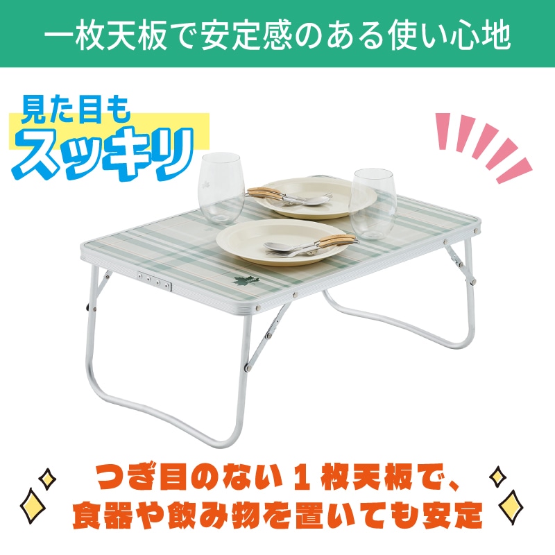 LOGOS ロゴス ソリッド ローテーブル 6040 / 73521000 アウトドア テーブル 屋内・屋外 コンパクト 軽量 耐荷重40㎏