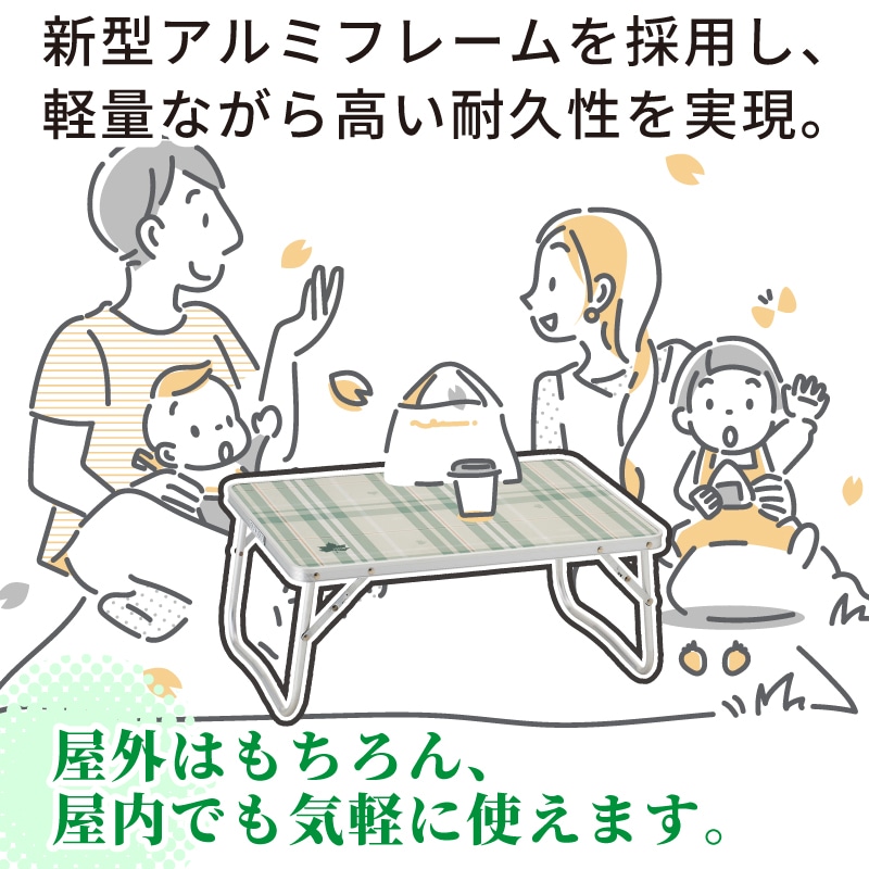 LOGOS ロゴス ソリッド ローテーブル 6040 / 73521000 アウトドア テーブル 屋内・屋外 コンパクト 軽量 耐荷重40㎏