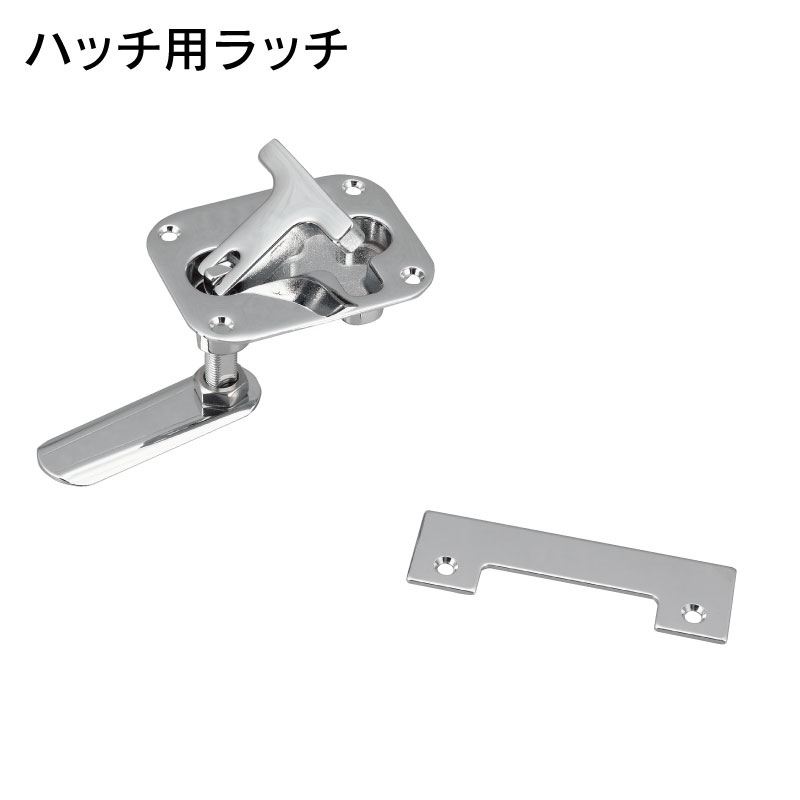 PERKO フラッシュハッチドック 0777002CHR / ハッチ用ラッチ クロームメッキ