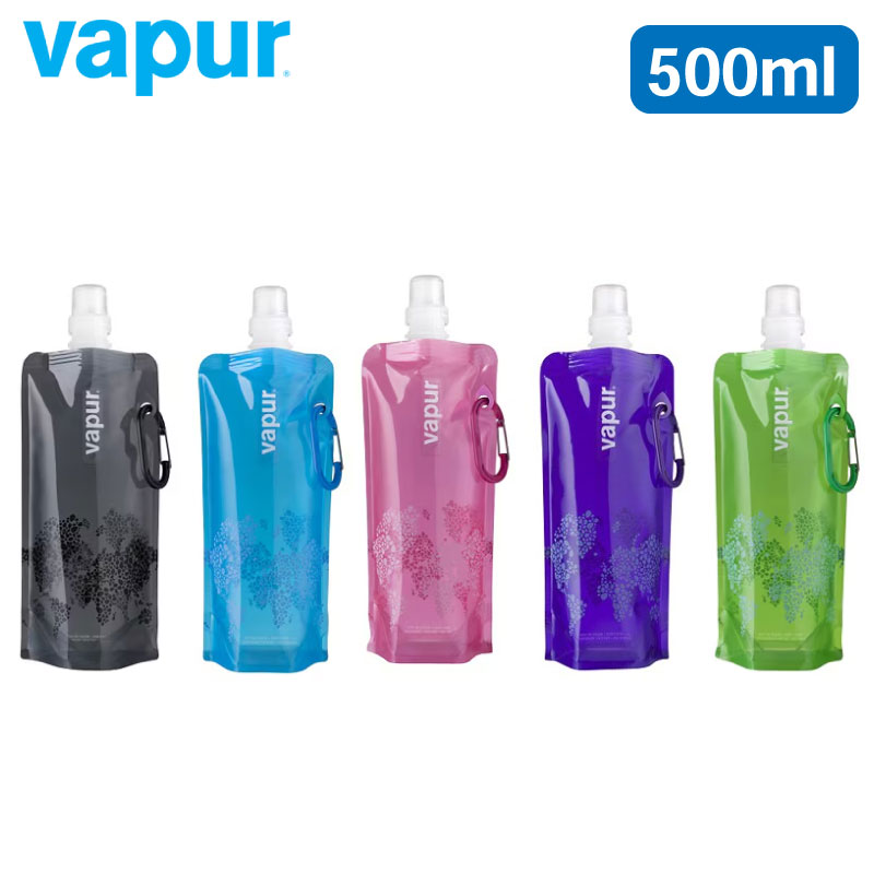 【選択あり】vapur ヴェイパー アンチボトル リフレックス 500ml / 折りたためる 水筒 リフレックスシリーズ 0.5L 冷凍 軽量 0.5リットル