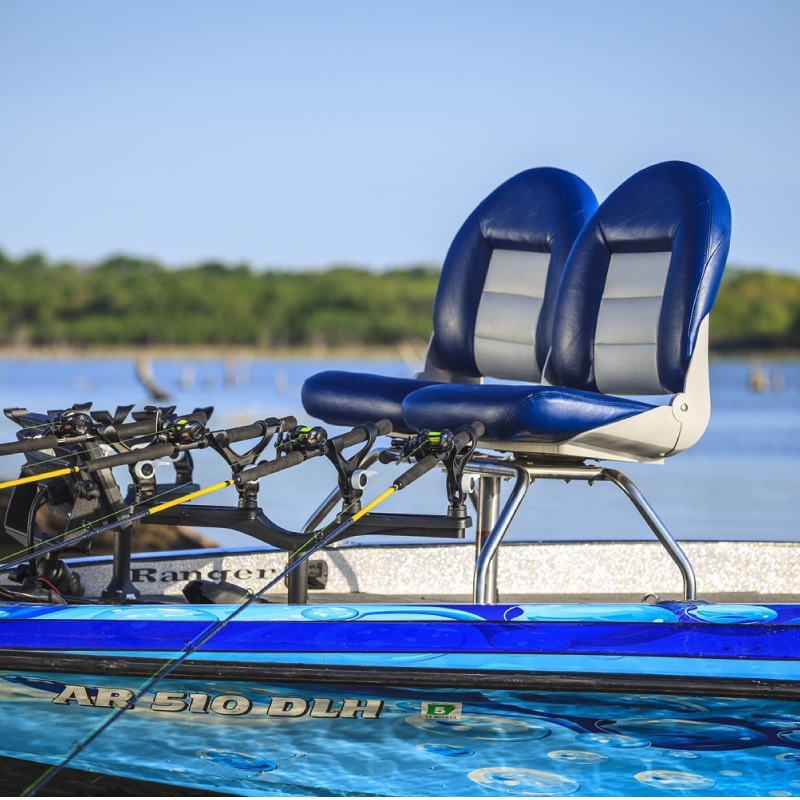 テンプレス ボートシート ナビスタイルハイバックシート ブルー 船 イス 椅子