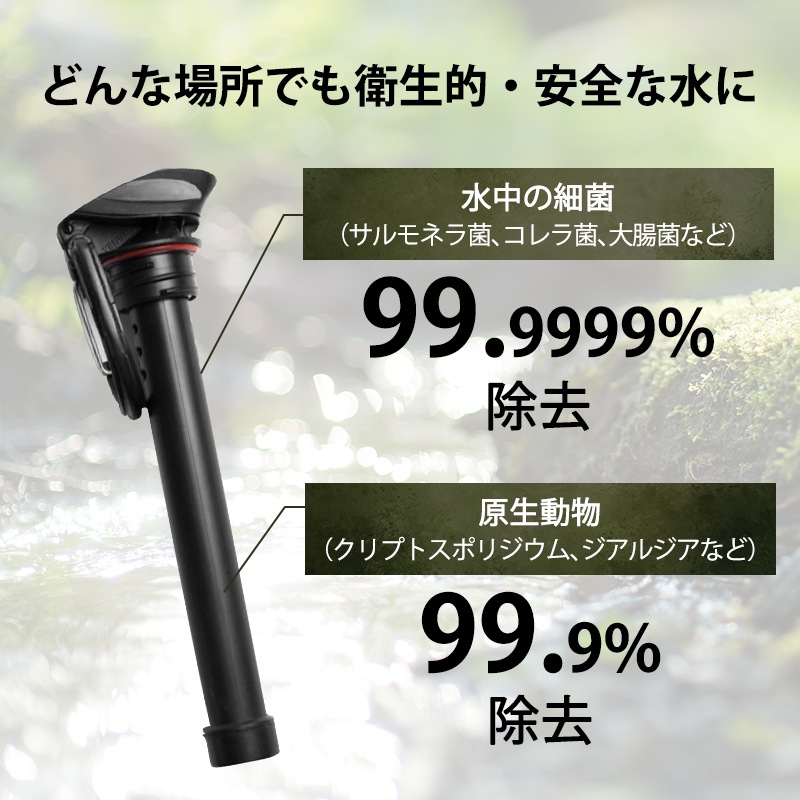 vapur ヴェイパー アンチボトル マイクロフィルターセット 1L/ ブラックアウト