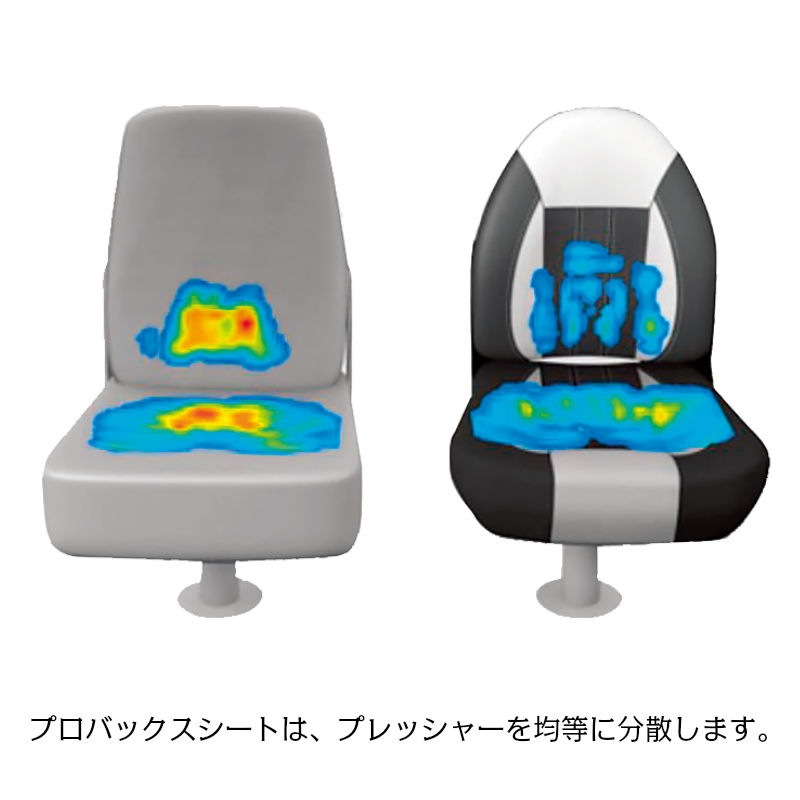 【選択あり】TEMPRESS プロバックスシート ブラック 68453  ブルー 68451 |  マリンシート フィッシングシート 黒 青