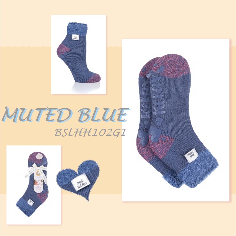 【選択あり】HEAT HOLDERS ヒートホルダーズ サーマルソックス LOUNGE SOCKS FEATHER TOP レディース 22.5cm~26.5cm BSLHH101G1 BSLHH102G1 / 靴下 暖かい 防寒 保温