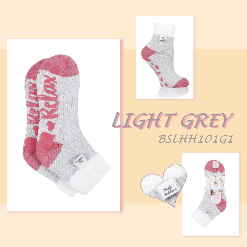 【選択あり】HEAT HOLDERS ヒートホルダーズ サーマルソックス LOUNGE SOCKS FEATHER TOP レディース 22.5cm~26.5cm BSLHH101G1 BSLHH102G1 / 靴下 暖かい 防寒 保温