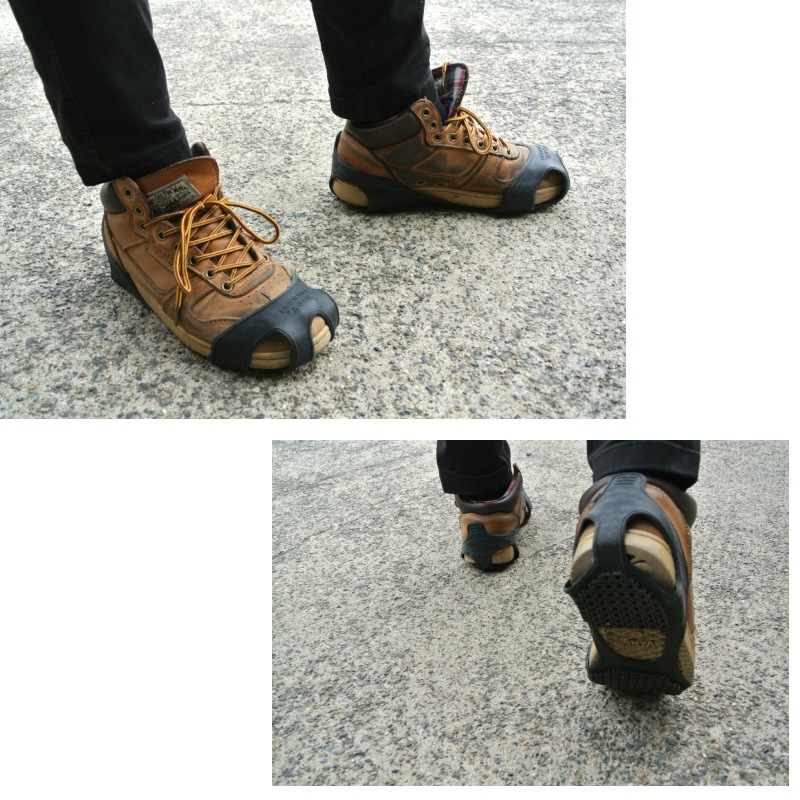 【選択あり】日進ゴム HyperV ハイパーV スタッドレスソール SS-02 M L LL / 靴 滑り止め 雪 氷