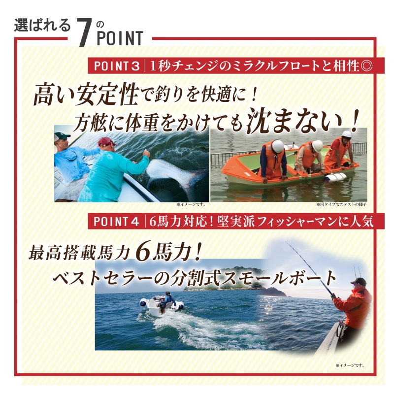 <メーカー直送>【選択あり】オーパクラフト オーパプレシャス S3 Ⅱ 標準セット【ユニマットマリン限定モデル】 / OPA S3Ⅱ 分割式ボート 軽量 ミニボート 船外機2馬力専用 予備検査選択