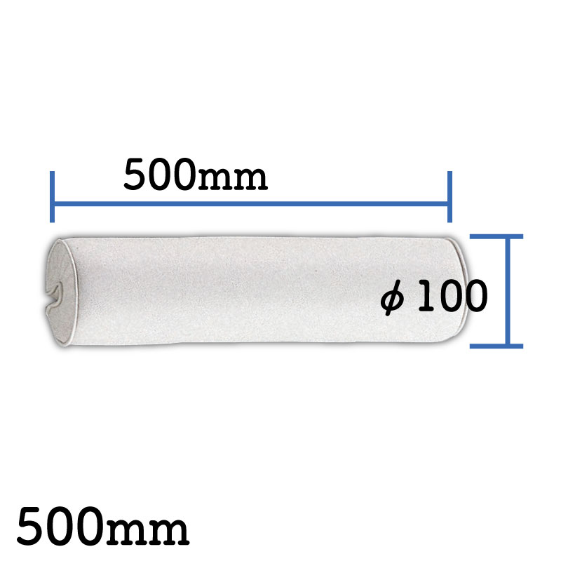 パイプサポートクッション 500mm / ヘッドレスト 背もたれ パイプ レザー クッション