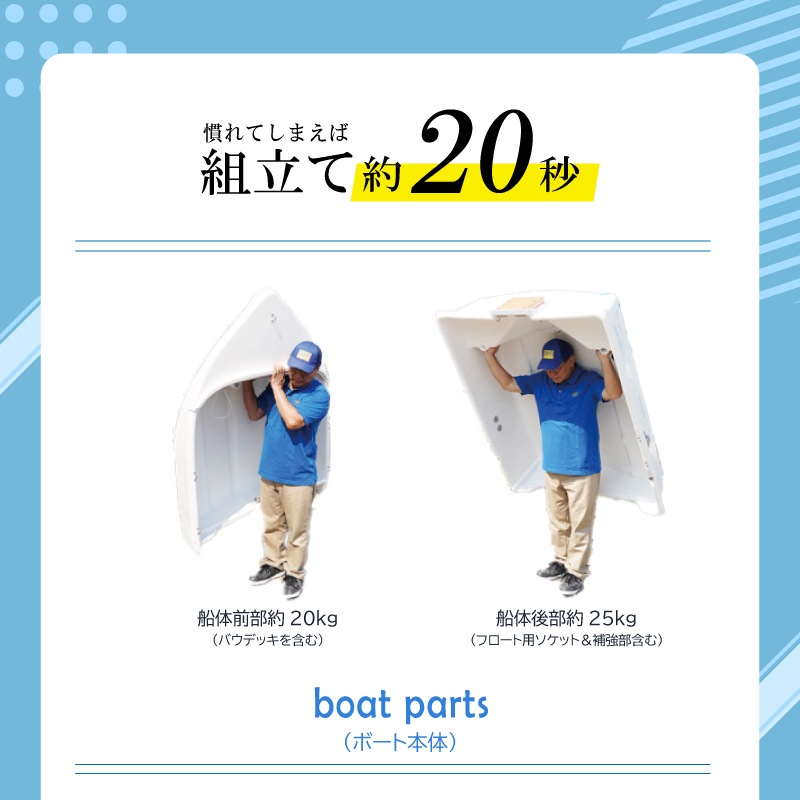 ＜メーカー直送＞【選択あり】オーパクラフト オーパプレシャス エントリーセット【ユニマットマリン限定モデル】 ／　OPA Light 3 Origin 分割式ボート 軽量 ミニボート 船外機2馬力専用 予備検査選択