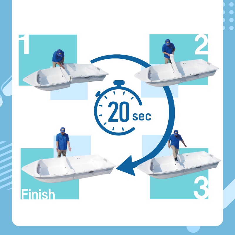 ＜メーカー直送＞【選択あり】オーパクラフト オーパプレシャス エントリーセット【ユニマットマリン限定モデル】 ／　OPA Light 3 Origin 分割式ボート 軽量 ミニボート 船外機2馬力専用 予備検査選択