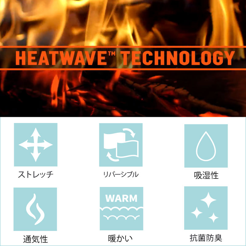 【選択あり】 seirus セイラス インナー ヒートウェーブ ウィンター ウェイト フルレングス ボトム メンズ カーボン S/M/L/XL