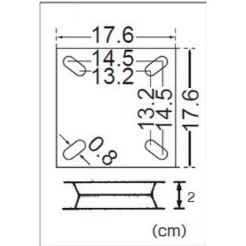 シート用 スイブル 回転ベース /水平 フラット スチール 鉄