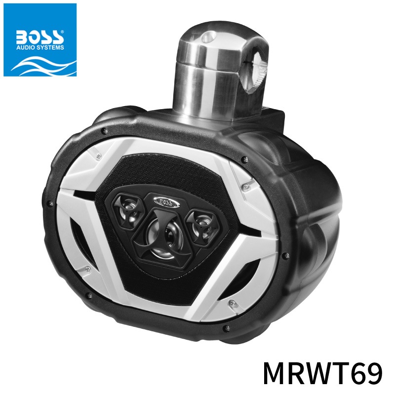 BOSS MRWT69 タワースピーカー / 3WAY 防水 マリンスピーカー オーディオ ボート用品 ブラック