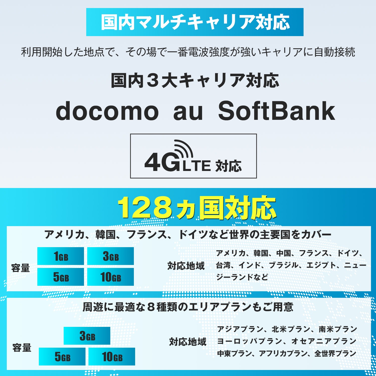 【選択あり】契約不要Wi-Fi バッテリーレスポケットWifi ecoco 100G / グレー ミッドナイトブルー