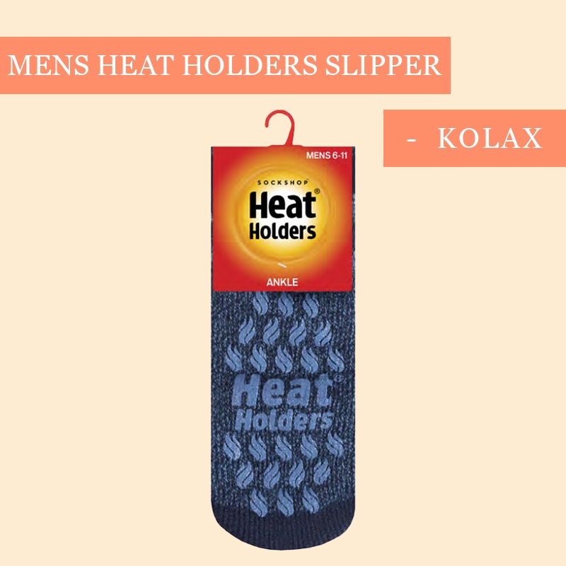 【選択あり】HEAT HOLDERS ヒートホルダーズ サーマルソックス SLIPPER KOLAX メンズ 24.5cm～28.5cm BSMHH02H1 / 靴下 暖かい 防寒 保温