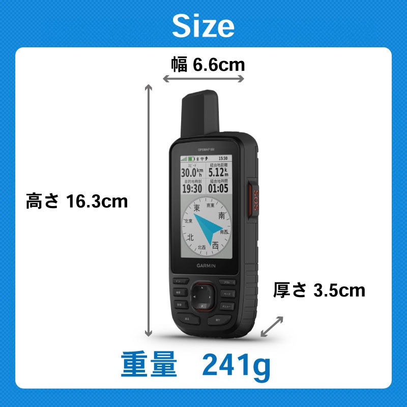 GARMIN GPSMAP66i 日本語版 GARMIN GPSMAP66i 日本語版