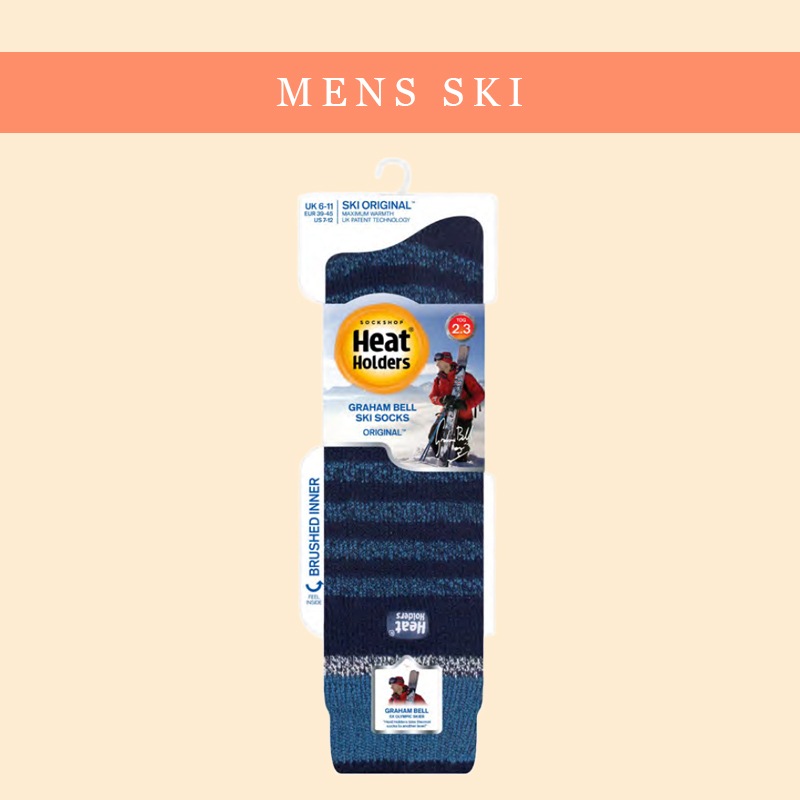 【選択あり】HEAT HOLDERS ヒートホルダーズ サーマルソックス MENS SKI メンズ 24.5cm~28.5cm BSMHH62H1 / 靴下 暖かい 防寒 保温