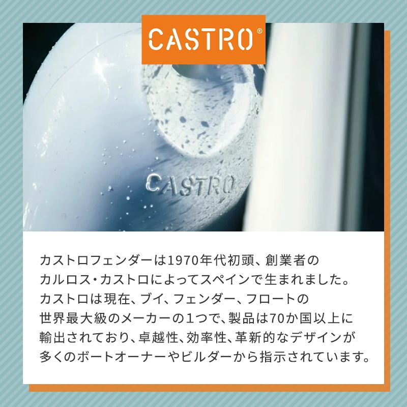 【選択あり】CASTRO カストロ フェンダーカバー Fシリーズ F-6用 ブルー グレー ブラック / ロゴ有り ロゴ無し