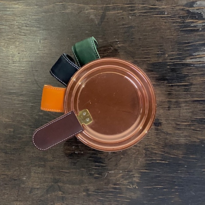 【選択あり】コパドア 本革 ハンドルカバー シェラパン用 真鍮ハンドル用 / 日本製 ハンドメイド