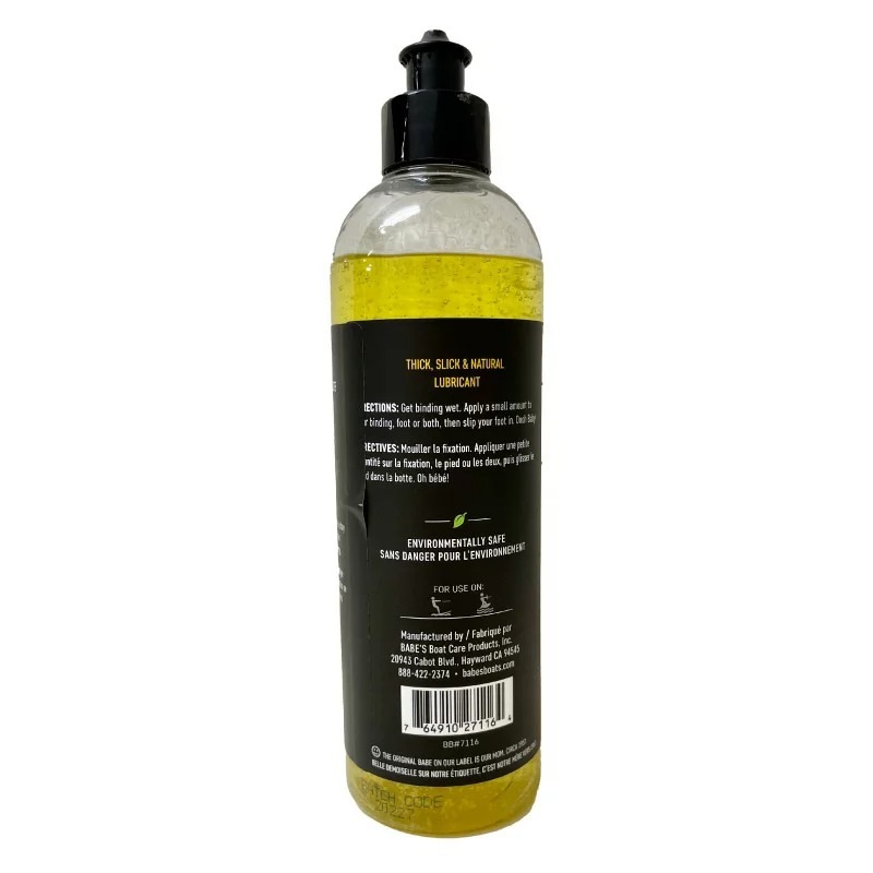 ビンディング 潤滑材 BABE’S　BOOT BUTTER 16oz 475ml / ブートバター ウェイクボード ブーツ ウェットスーツ
