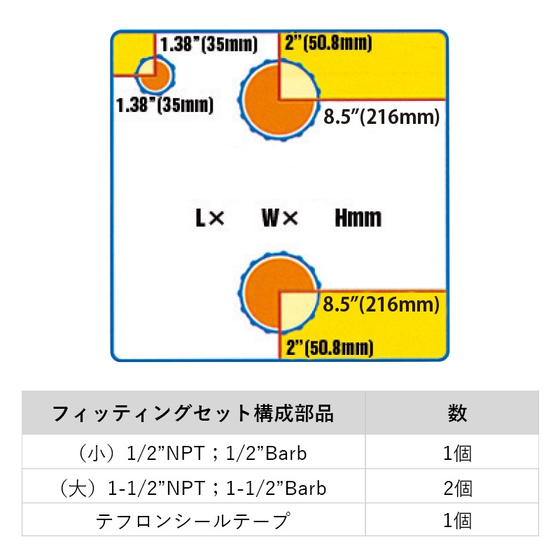 清水 排水 ウォータータンク 75Ｌ 19ガロン