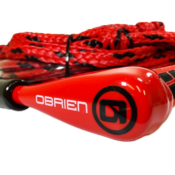 OBRIEN オブライエン EVAハンドル＆ロープ 全長 70ft 赤 | レッド 水上スキー ウェイクボード ウエイク ハンドル ライン ボート 船 ジェットスキー ジェット 初心者 ビギナー 視認性 見つけやすい 握りやすい