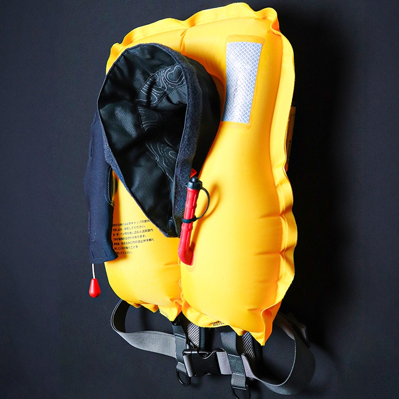 <お取り寄せ>【選択あり】BLUESTORM Re モーゲット(BSJ-8330RS)・自動膨張式 / ブルーストーム 首掛け 肩掛け 高階救命器具 ライフジャケット JCI 救命胴衣 桜マーク 船 国土交通省型式承認 タイプA 法定備品