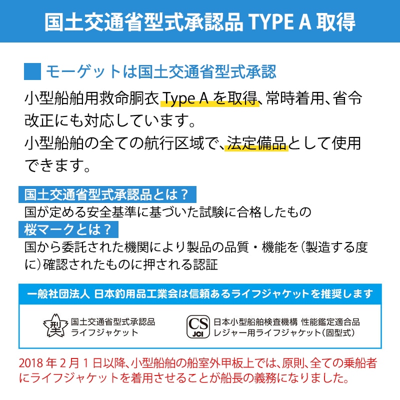 <お取り寄せ>【選択あり】BLUESTORM Re モーゲット(BSJ-8330RS)・自動膨張式 / ブルーストーム 首掛け 肩掛け 高階救命器具 ライフジャケット JCI 救命胴衣 桜マーク 船 国土交通省型式承認 タイプA 法定備品