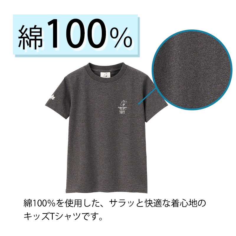 【3月19日 発売】【選択あり】 LOGOS ロゴス ポケモン KIDS Tシャツ 37561001･37561002･37561003･37561004･37561005 / 半袖 100	110 120 130 140 チャコールグレー こども服