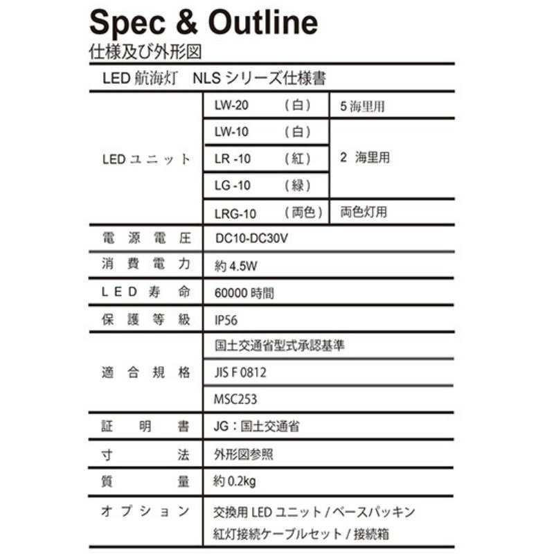 <送料無料>伊吹工業 NAUTILIGHT ノーチライトナビ 第二種 白灯・舷灯(右・左)3点セット
