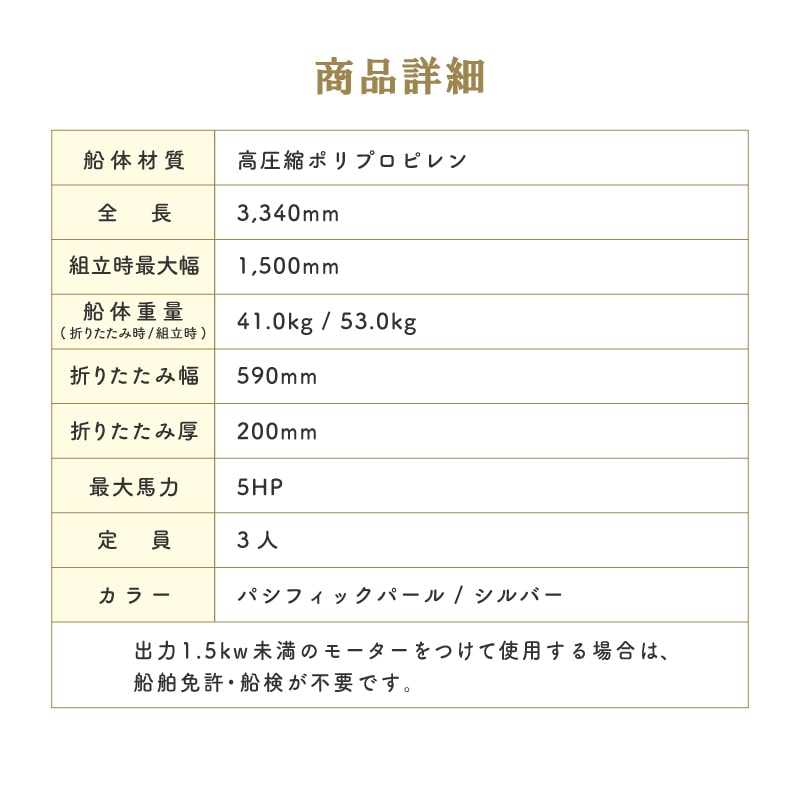 <送料無料><メーカー直送>【選択あり】PORTA-BOTE ポータボード 10FT/予備検査有り 22300 46764