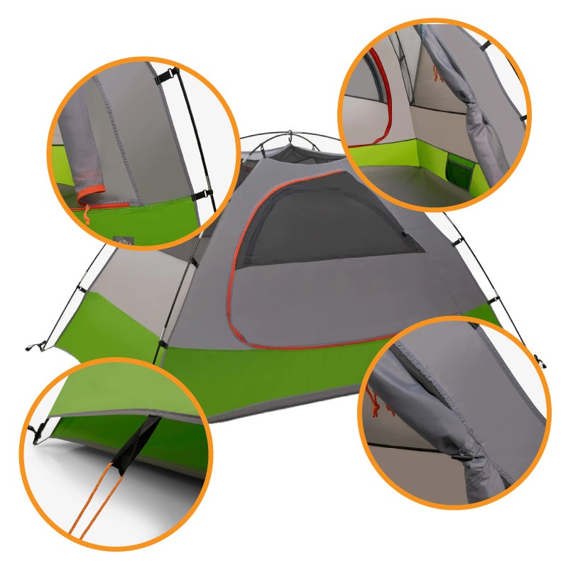 インセクトシールド 虫よけ レジャー テント 2人用