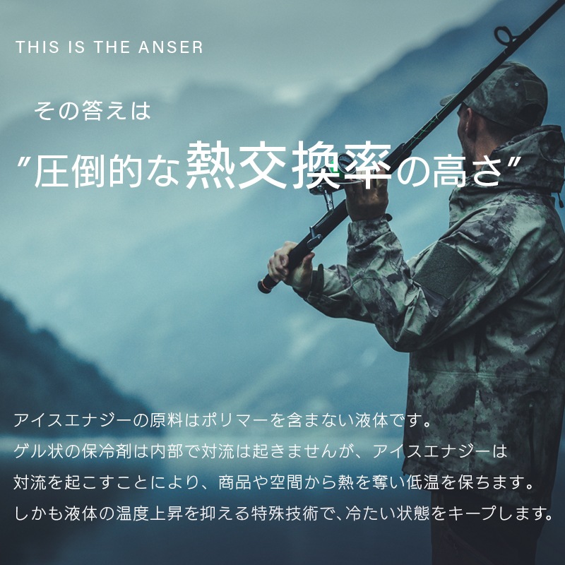 ICE ENERGY アイスエナジー 特殊低温保冷剤 -10℃ 500g / 2個セット グッドデザイン賞 名古屋市産業復興公社理事長賞 長時間保冷 日本製