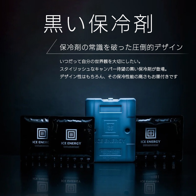 ICE ENERGY アイスエナジー 特殊低温保冷剤 -10℃ 500g / 2個セット グッドデザイン賞 名古屋市産業復興公社理事長賞 長時間保冷 日本製