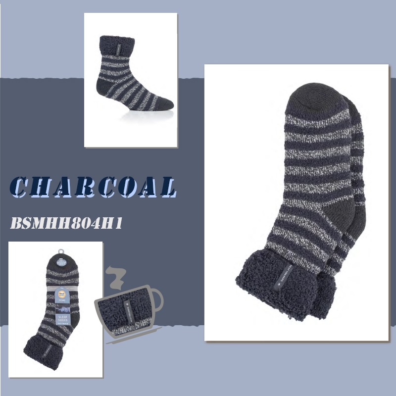 【選択あり】HEAT HOLDERS ヒートホルダーズ サーマルソックス SLEEP SOCKS OLWEN メンズ 24.5cm～28.5cm BSMHH803H1 BSMHH804H1 / 靴下 暖かい 防寒 保温