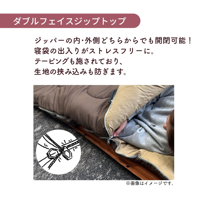 LOGOS ロゴス 丸洗いBIGシュラフ・2/ 72602050 適正温度2℃目安