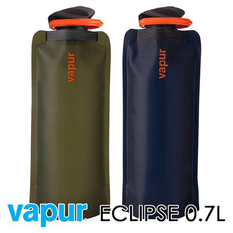 vapur ヴェイパー アンチボトル Eclipse 700ml オリーブ / 折りたためる水筒 エクリプスシリーズ 0.7L