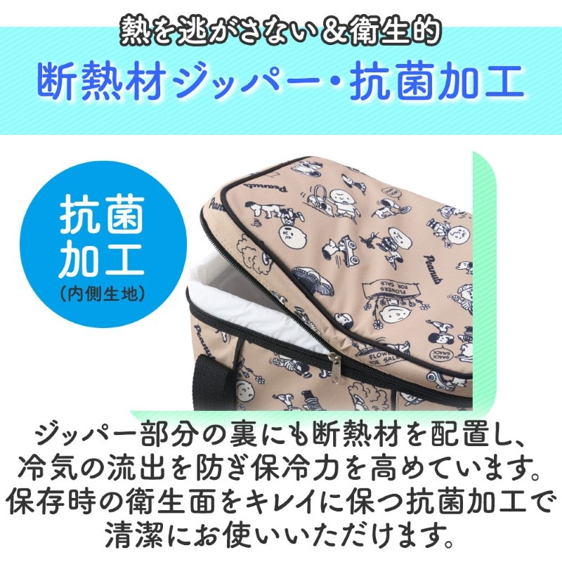 LOGOS ロゴス SNOOPY（PEANUTS 75years）ソフトクーラー 86001139