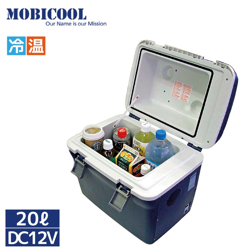 MOBICOOL モビクール ポータブル クーラーボックス 冷蔵庫 20L CT20DC / 保温 保冷 シガーソケット 12V 車載 アウトドア レジャー 冷温