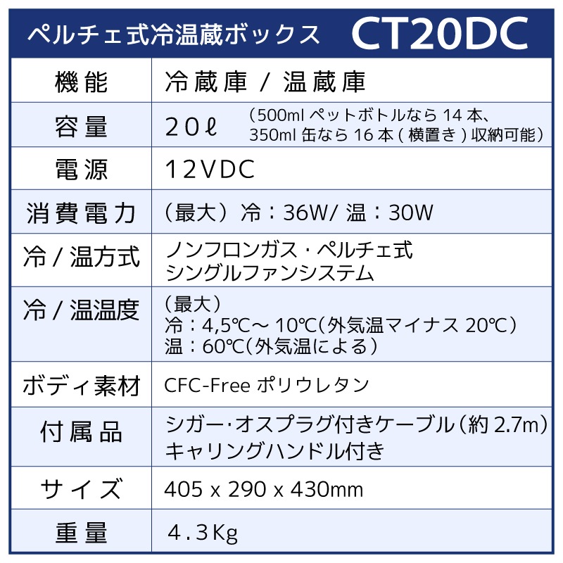 MOBICOOL モビクール ポータブル クーラーボックス 冷蔵庫 20L CT20DC / 保温 保冷 シガーソケット 12V 車載 アウトドア レジャー 冷温