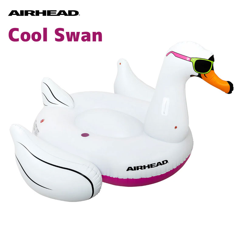 AIRHEAD COOL SWAN クールスワン / インフレータブル プールフロート 海 マリン レジャー 白鳥