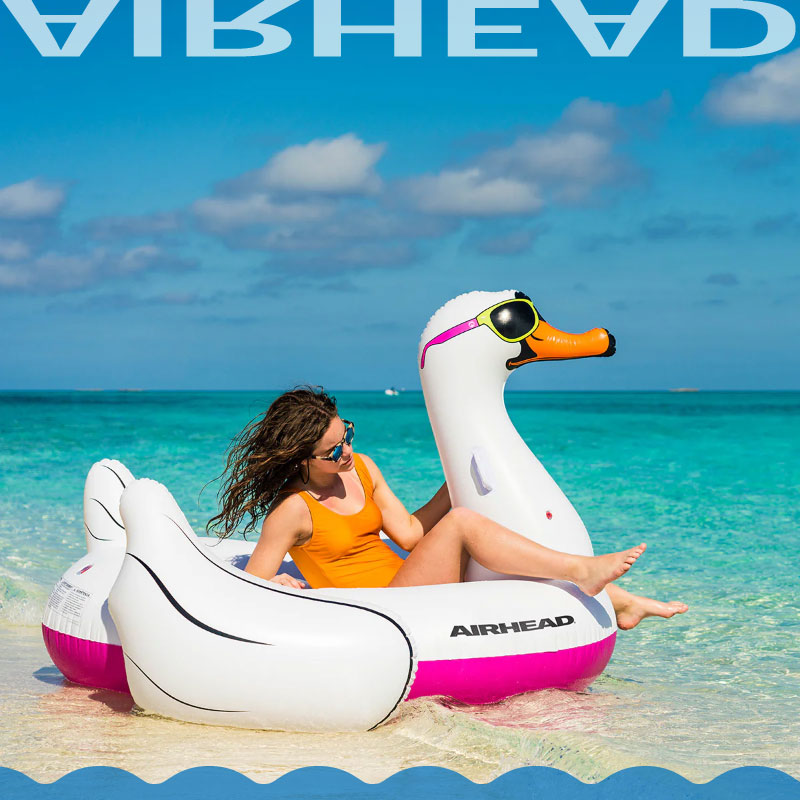 AIRHEAD COOL SWAN クールスワン / インフレータブル プールフロート 海 マリン レジャー 白鳥