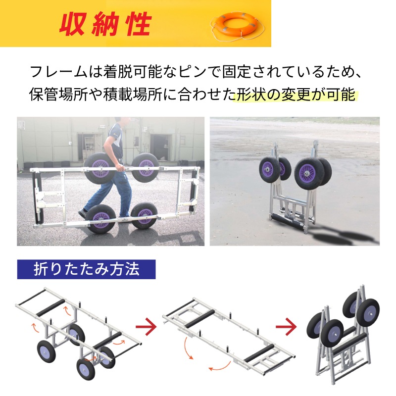 ＜メーカー直送＞ファクトリーゼロ JLR080 JLR085 レスキューランチャー | 救命 災害救助 砂浜ストレッチャー 海 川 担架 ランチャー 消防 jlr080 jlr081