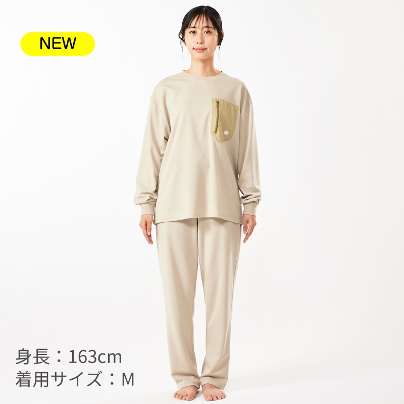 【選択あり】ロゴス LOGOS by LIPNER リカバリープルオーバー 全4色 3サイズ / ブラック ネイビー S M L XL