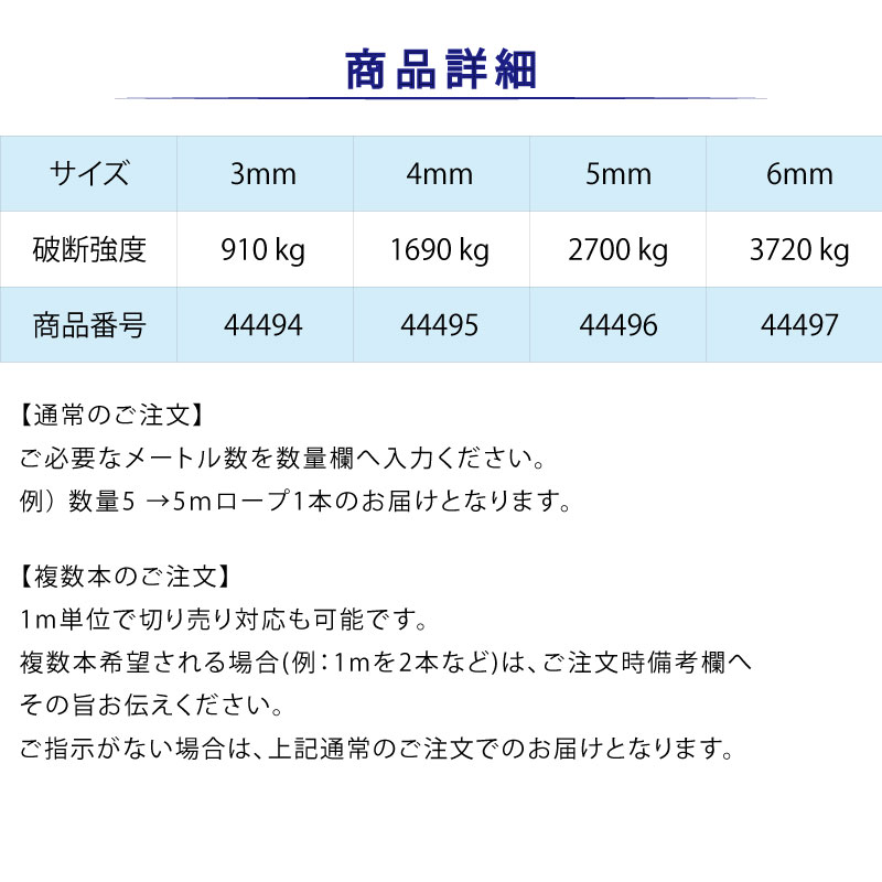 【選択あり】レーシングロープ V12 3mm～6mm / 1ｍ単位 切り売り ベージュ ひも 船 ボート
