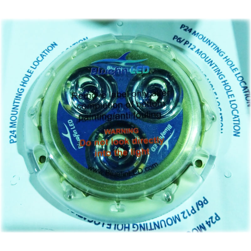 【選択あり】 Bluefin LED Piranha P3 SM 水中ライト / 12V ダイヤモンドホワイト コバルトブルー エメラルドグリーン