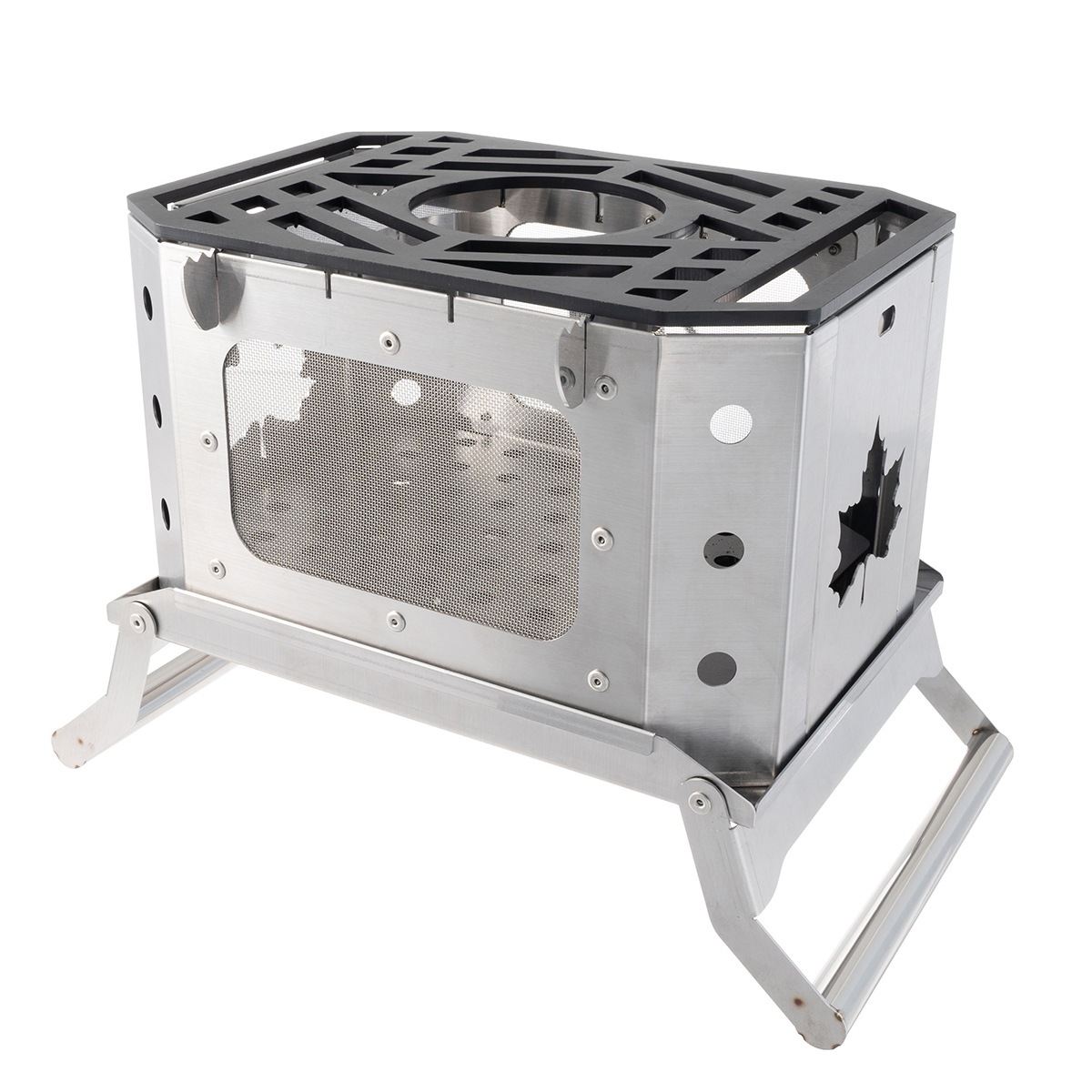 ロゴス LOGOS グレートたき火グリル 焼き網付き 81064090